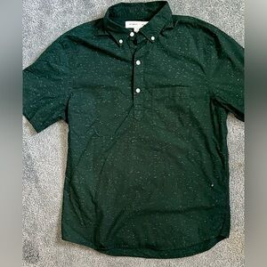 Old Navy Popover Button Down Shirts BUNDLE of 4 - Medium - Green Blue White Gray